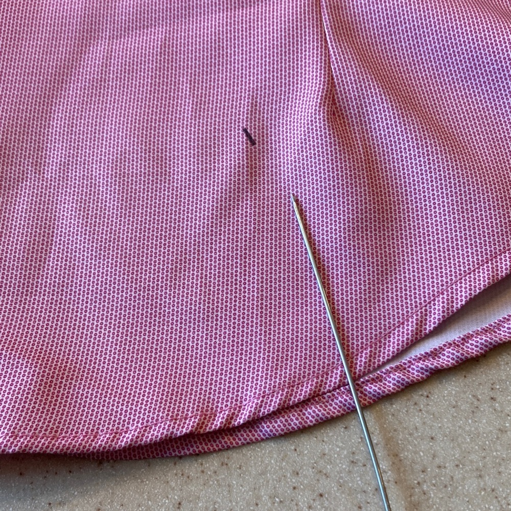C-LAB NYC Long Sleeve Pink Dress Shirt Men Size Small 15/32-33" - Picture 15 of 15